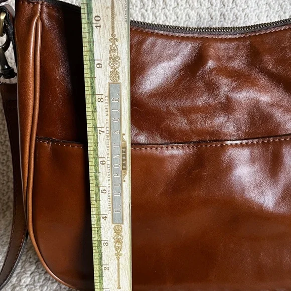 Patricia Nash Athani Leather Shoulder Crossbody Handbag Zip Top - Picture 7 of 10